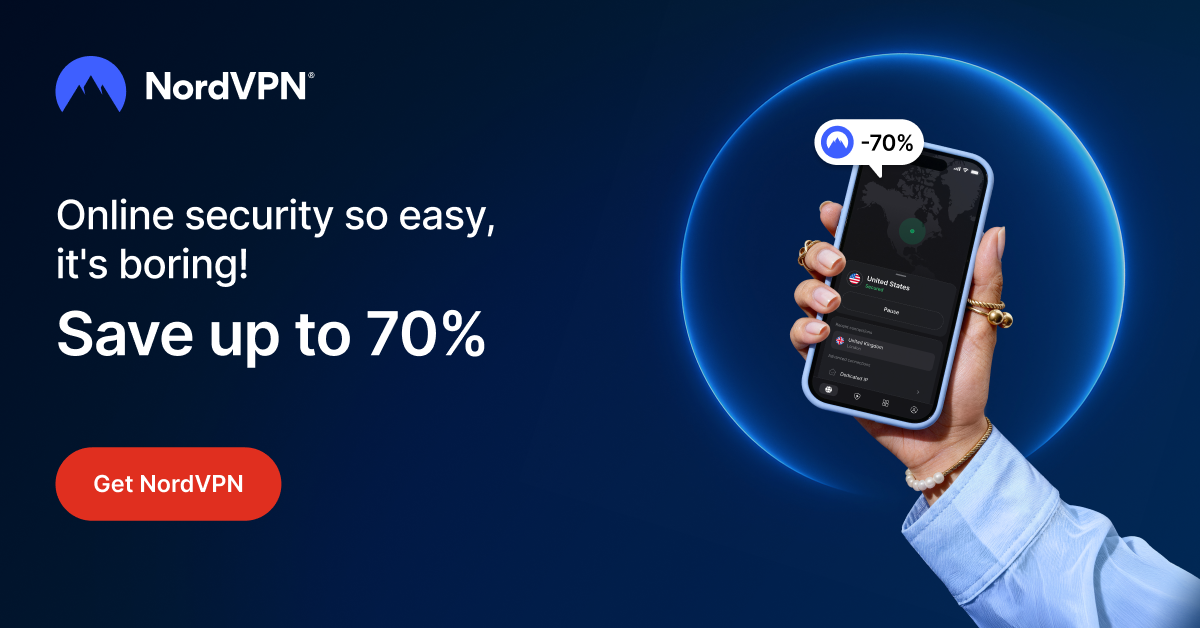 NordVPN - Save up to 70%